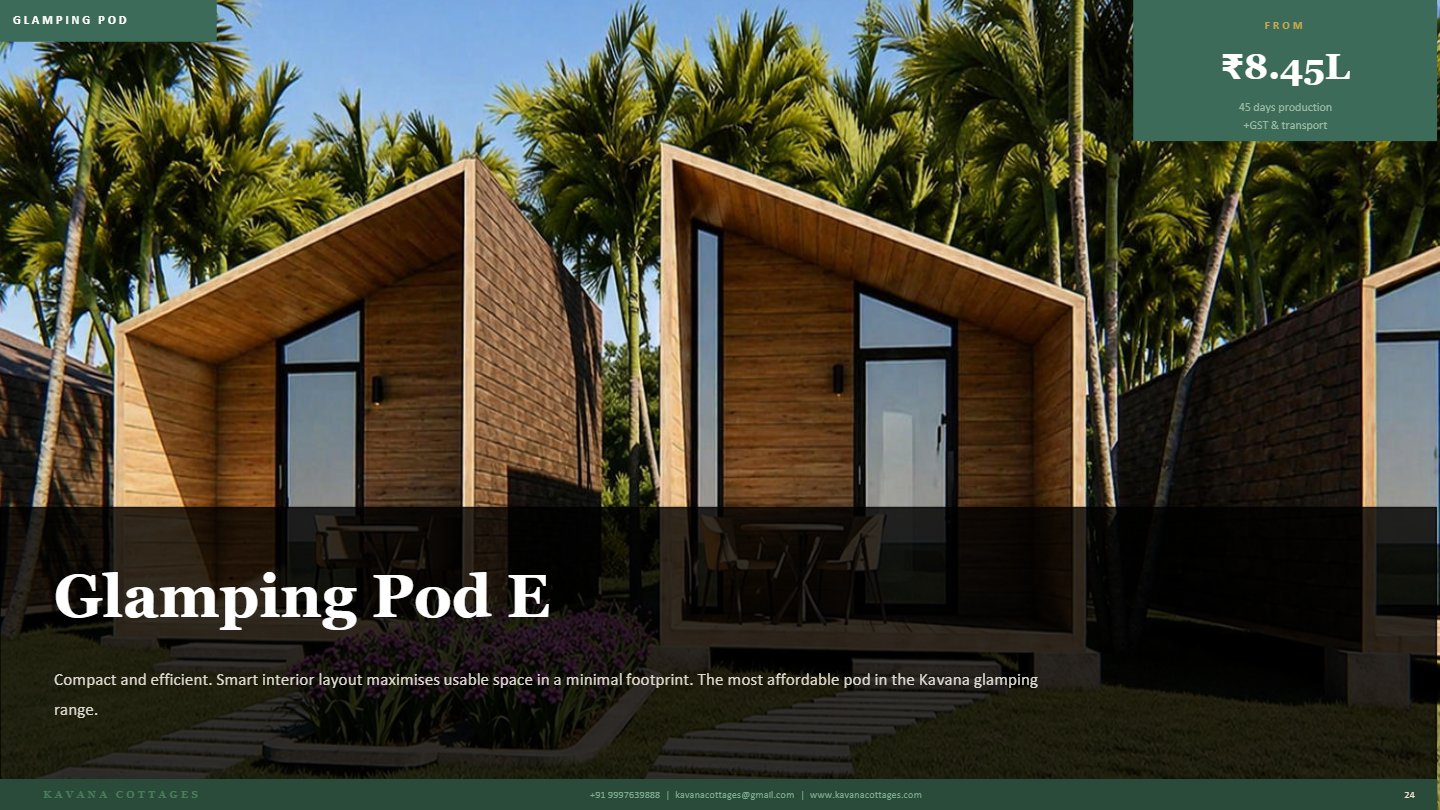 Glamping Pod E