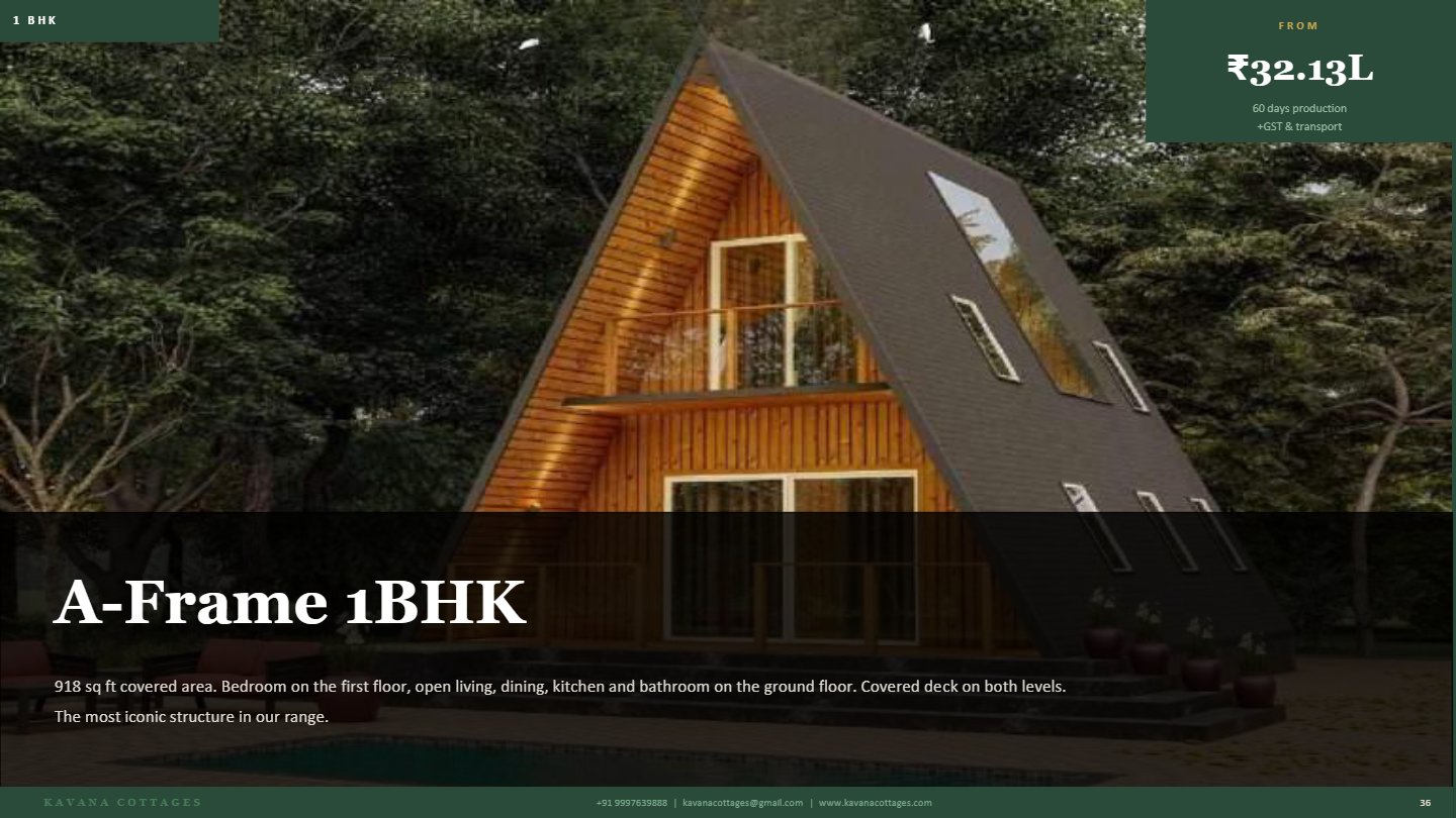 A-Frame 1BHK