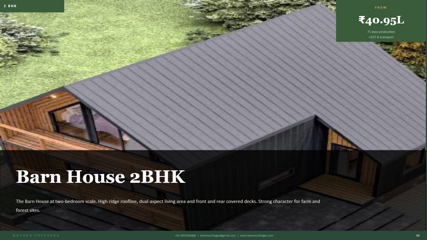 Barn House 2BHK