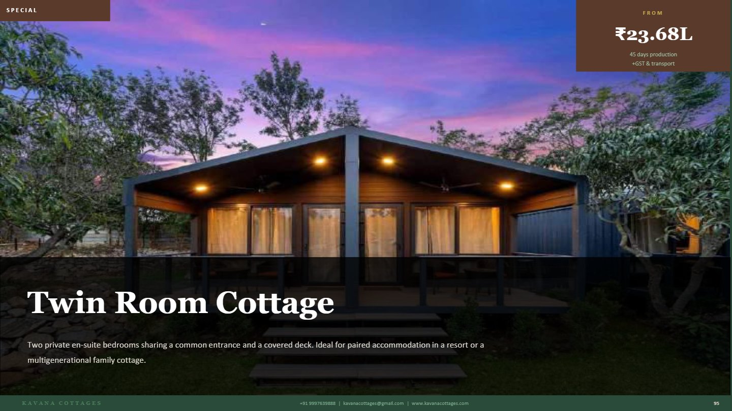 Twin Room Cottage